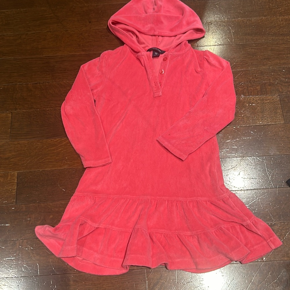 super cute pink pool cover up